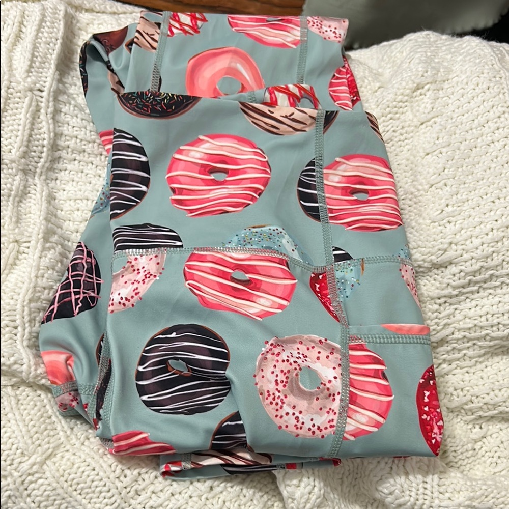 Donut Print Leggings
